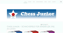 Desktop Screenshot of chess-junior.com