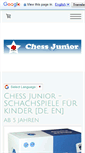 Mobile Screenshot of chess-junior.com