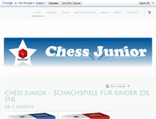 Tablet Screenshot of chess-junior.com